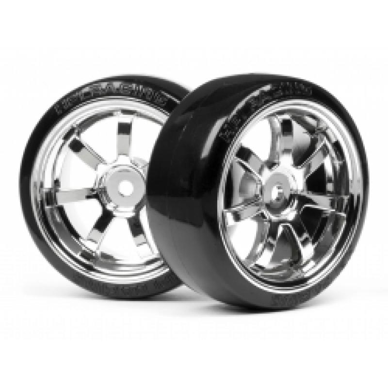 T-drift tire 26mm rays 57s-pro wheel chrome