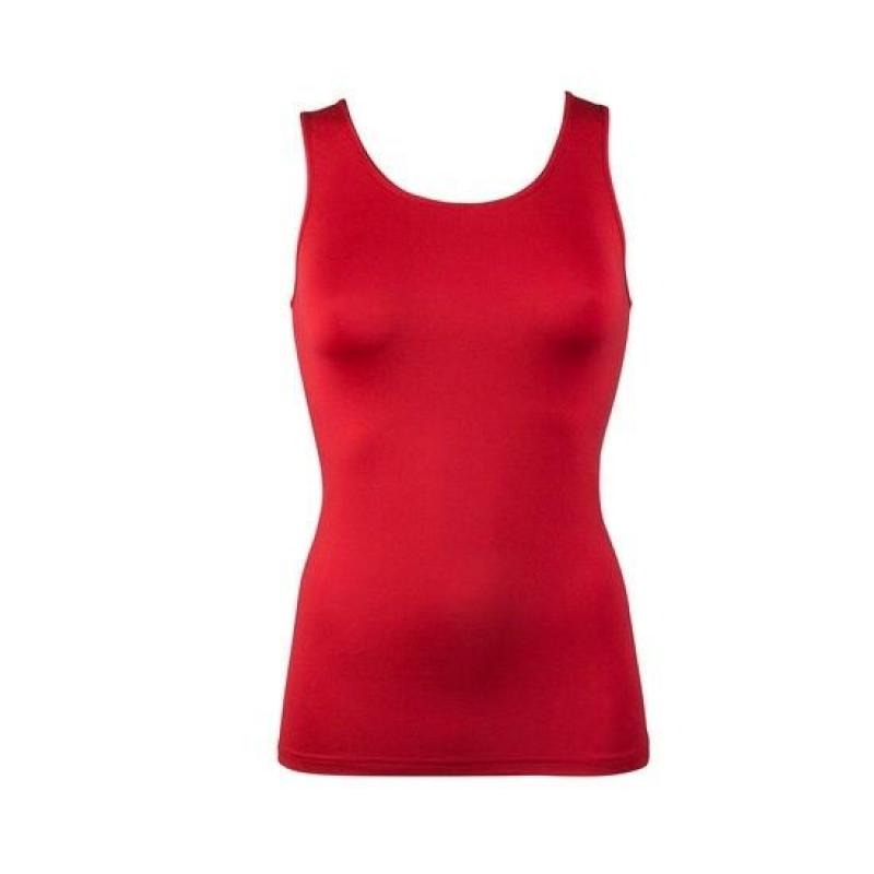 Beeren dames top Elegance brede band M Rood